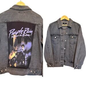 ONE OF A KIND Purple Rain Prince Jacket Vintage Tshirt Design Mashup Jacket